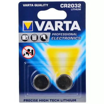 Батарея Varta CR2032, 3V 2 2шт