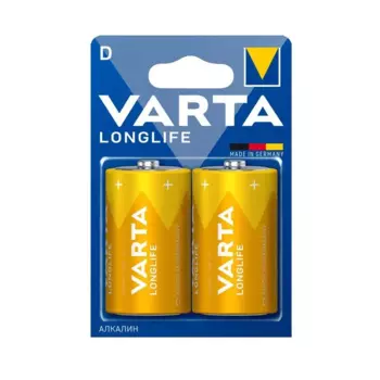 Батарея Varta Longlife, D (LR20/13А), 1.5V, 2шт. (04120101412)