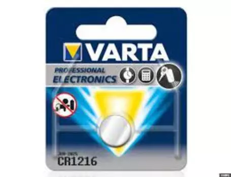 Батарея Varta Professional Electronics, CR1216, 3V, 1шт. (06216101401)