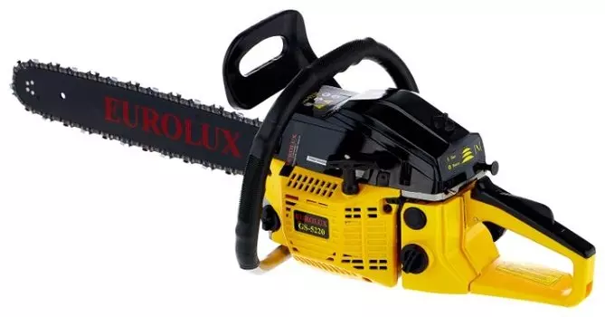 Бензопила Eurolux GS-5220, 2800Вт, бензиновая, шина 50.5см, шаг 0.325 дюйма, емкость топливного бака 550мл, 7.5кг (70/6/8)
