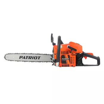 Бензопила PATRIOT PT 6020, 2.8Вт, 3.8 л.с., бензиновая, шина 50см, шаг 3/8 дюйма, емкость топливного бака 600мл, 6.7кг (220104580)