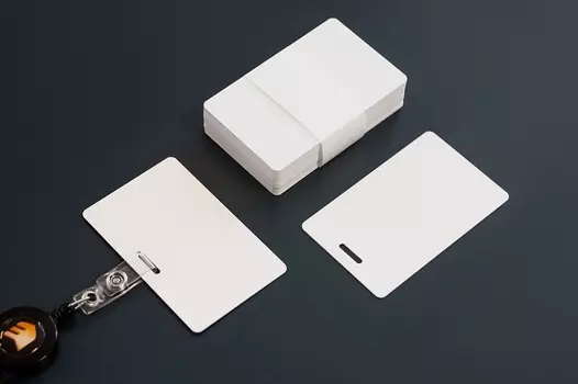 Бесконтактная смарт карта ISBC, MIFARE Classic 1 Kbyte ISO Card, белый, 1 шт. (7Byte UID)