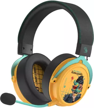 Беспроводная гарнитура A4Tech MR595, красный/желтый (MR595)