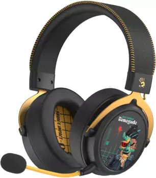 Беспроводная гарнитура A4Tech MR595, желтый/черный (MR595)