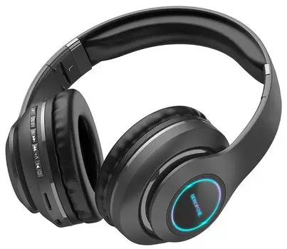 Беспроводная гарнитура Borofone BO17, черный (6974443384277)