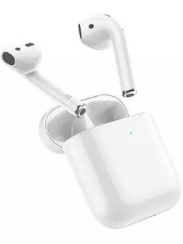 Беспроводная гарнитура Borofone BW01 Plus, белый (6931474753915)