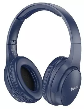 Беспроводная гарнитура Borofone W40 Mighty, синий (6931474784940)