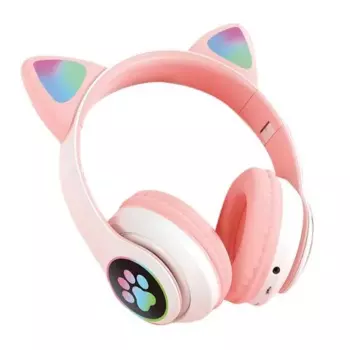 Беспроводная гарнитура Daswerk STN-28, Bluetooth, jack 3.5 мм, розовый (513802)