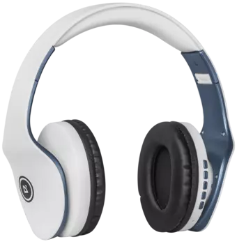 Беспроводная гарнитура Defender FreeMotion B525, белый/синий (63526)