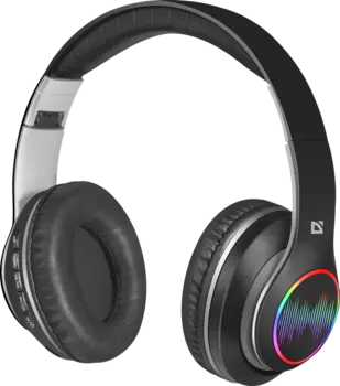 Беспроводная гарнитура Defender FREEMOTION B545, Micro USB/Jack 3.5mm, черный (63545)