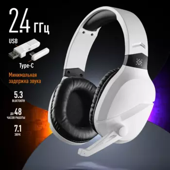 Беспроводная гарнитура Defender Phantom PRO , белый (64580)