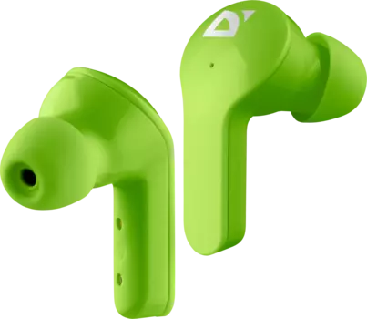 Наушники TWS Defender Twins 916, зеленый (63917)