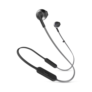 Беспроводная гарнитура JBL T205BT, черный (JBLT205BTBLK)