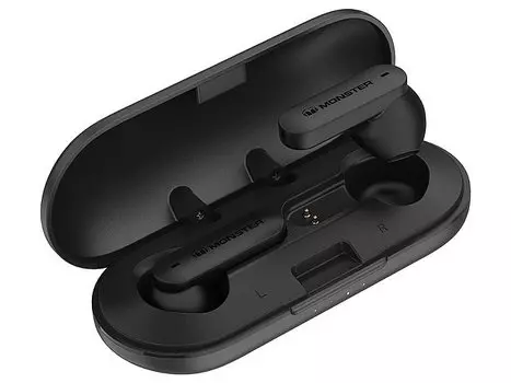 Беспроводная гарнитура Monster SuperSilm AirLinks, черный (6922329920903)