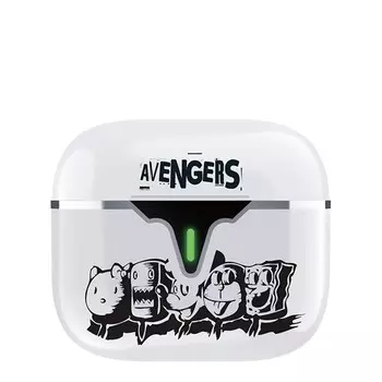 Наушники TWS Qumo LiFE «Avengers», белый (42341)