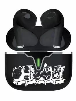 Наушники TWS Qumo LiFE «Avengers», черный (42751)