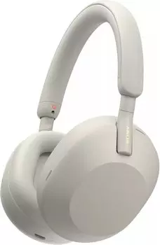 Беспроводная гарнитура Sony WH-1000XM5, Jack 3.5mm, серебристый (WH1000XM5/S)