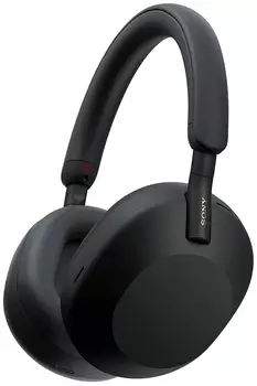 Беспроводная гарнитура Sony WH-1000XM5, Jack 3.5mm, черный (WH1000XM5/B)
