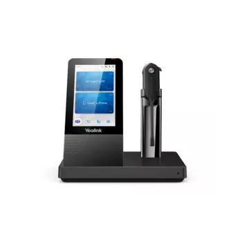 Беспроводная гарнитура Yealink WH67 UC, моно, DECT/Bluetooth, USB, черный (WH67 UC)