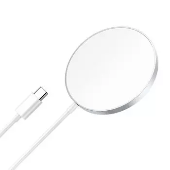 Беспроводное зарядное устройство Borofone BQ11, 15Вт, 2A, универсальная, серебристый