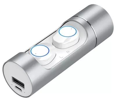 Беспроводные наушники Jet.A WBS-60, белый/серебристый