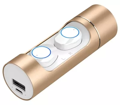 Беспроводные наушники Jet.A WBS-60, белый/золотой