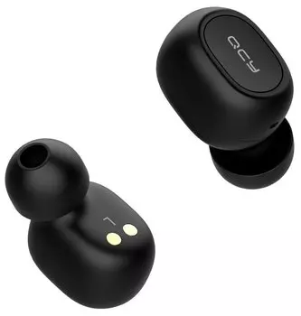 Беспроводные наушники QCY T1c, microUSB, черный (T1c)