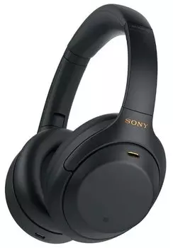 Беспроводные наушники Sony WH-1000XM4, Jack 3.5mm, черный (WH-1000XM4/BM)