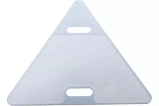 Бирка кабельная Fortisflex У-136 У3,5, треугольник, пластик, белый, 100 шт. (66783)