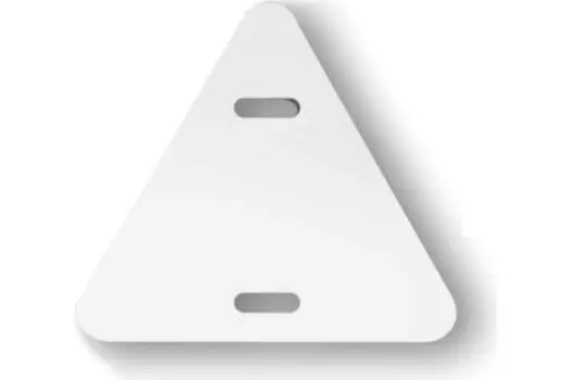 Бирка кабельная Netko 136, треугольник, пластик, белый, 100 шт. (68408)