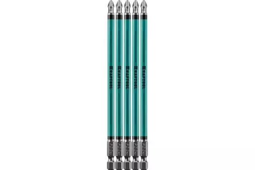 Бита односторонняя Kraftool Optimum PH2, 150 мм, 1/4 (тип Е), магнитная, 5 шт. (26122-2-150-5)