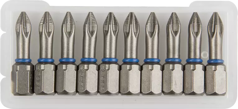 Бита односторонняя ЗУБР Эксперт PH1, 25мм, 1/4 (тип С), магнитная, 10шт. (26011-1-25-10)