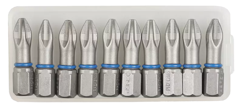 Бита односторонняя ЗУБР Эксперт PH2, 25мм, 1/4 (тип С), магнитная, 10шт. (26011-2-25-10)