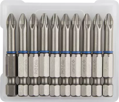 Бита односторонняя ЗУБР Эксперт PH2, 50мм, 1/4 (тип Е), магнитная, 10шт. (26011-2-50-10)