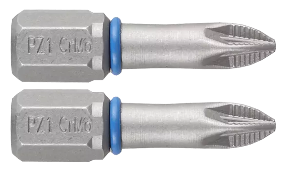 Бита односторонняя ЗУБР Эксперт PZ1, 25мм, 1/4 (тип С), магнитная, 2шт. (26013-1-25-2)