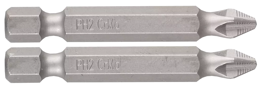 Бита односторонняя ЗУБР Мастер PH2, 50мм, 1/4 (тип Е), 2шт. (26001-2-50-2)