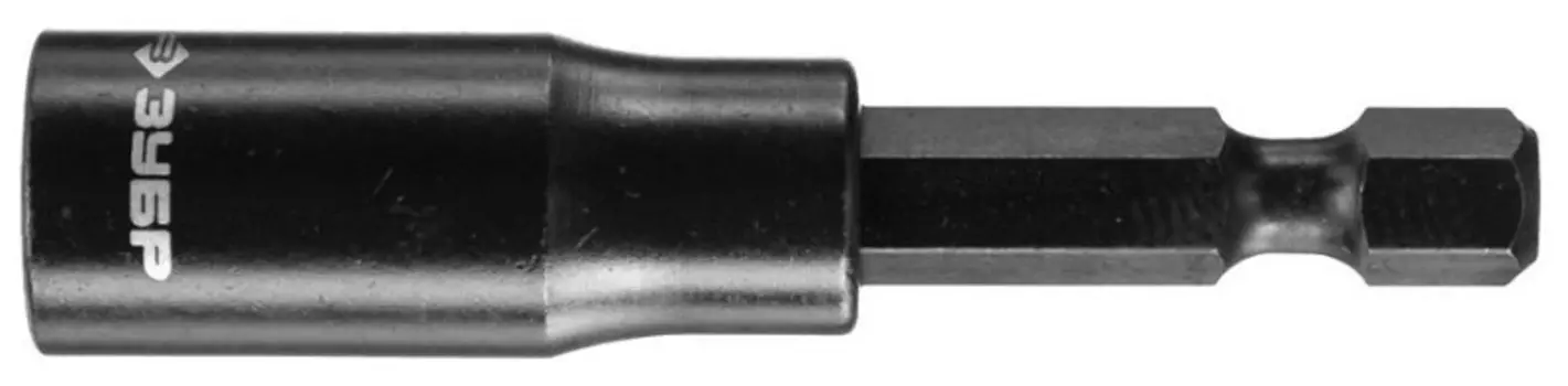 Бита односторонняя ЗУБР Профессионал М8, 60мм, 1/4 (тип Е), магнитная, ударная, 1шт. (26377-08)