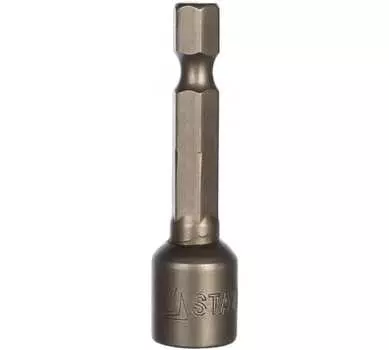 Бита с торцевой головкой STAYER PROFI торцевая головка 8мм, 48мм, 1/4 дюйма, магнитная, 1шт. (26390-08)