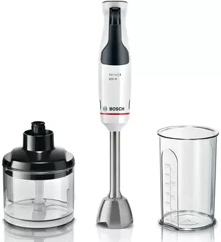 Блендер погружной Bosch MSM4W220 600 Вт, белый (MSM4W220)