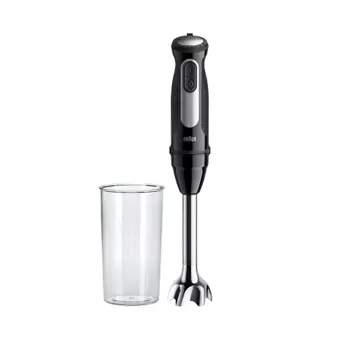 Блендер погружной Braun MQ55001MBK 1 кВт, 600 мл, черный/серебристый (MQ55001MBK)