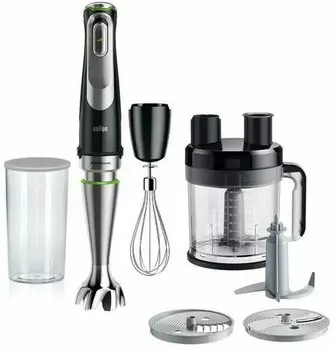 Блендер погружной Braun MultiQuick 9 MQ9175XL 1.2 кВт, 2 л, черный (MQ9175XL)