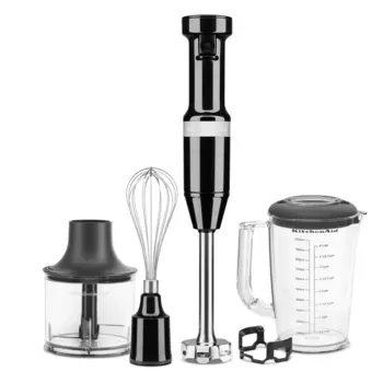 Блендер погружной KitchenAid 5KHBV83EOB 180 Вт, 1 л, черный (5KHBV83EOB)
