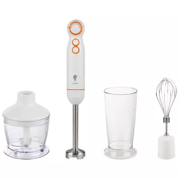 Блендер погружной Leonord LE-1722 800 Вт, белый/оранжевый (105811)