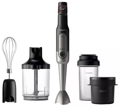 Блендер погружной Philips HR2655/90 Viva Collection 800Вт, сталь/черный (HR2655/90)