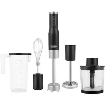 Блендер погружной Rondell 1302-RE-01 1.2 кВт, черный/серебристый (RDE-1302)