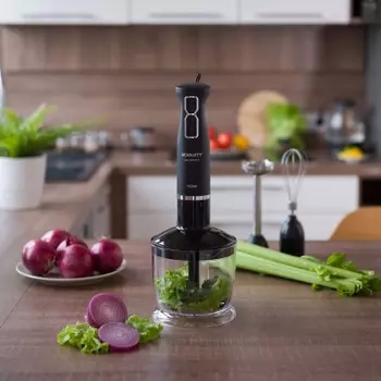 Блендер погружной Scarlett SC-HB42F39 750Вт, 600мл, черный/серебристый (SC-HB42F39)