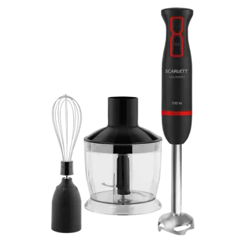 Блендер погружной Scarlett SC-HB42F92 700 Вт, 600 мл, черный
