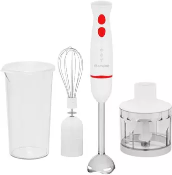 Блендер погружной Starwind SBP2242 500Вт, белый/оранжевый (1377587)