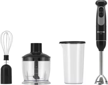 Блендер погружной Starwind SBP3412 1.2 кВт, черный/серый (SBP3412)