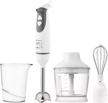 Блендер погружной Supra HBS-835SS 800Вт, 500мл, белый/серый (1068408)